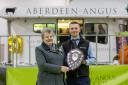 Ian Matthews Shield for the best stockman was presented to Graham Rhind by late Mr Matthew's wife, Brenda