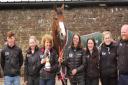 Lucinda with some of her team after the success of Corach Rambler in the National