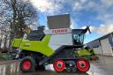 This Claas combine topped the sale at £253,000