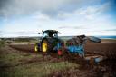 The potato fields at Ethie Mains are currently undergoing ploughing operations.  Ref:RH020224153  Rob Haining / The Scottish Farmer...