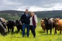 Duncan and Claire Morrison at home on their farm in Deeside