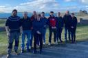 The group of crofters from Lewis and Harris visited Shetland to learn about prevention of sheep scab