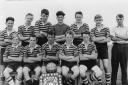 The successful Gosford Hill School under-15 football team in the 1957-8 season