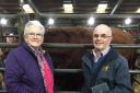 John and Heather Phillips of the Gronw Limousin herd 