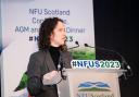 Mairi Gougeon MSP, Cabinet Secretary for the Rural Affairs and Islands addresses delegates at the NFUS AGM held in Glasgow Ref:RH100223145  Rob Haining / The Scottish Farmer...