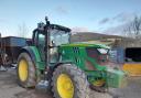 Topping the sale at £29,000 was this John Deere 6140 tractor