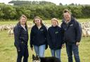 Vicky, Amy, Robyn and Bruce Irvine are looking to improve the health of their lamb crop at Saughentree, New Aberdour