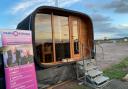 Stuart spotted the Sauna Cube at the Highland Show