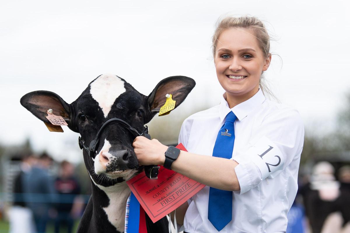 Champion in the Showmanship went to Heather Veitch from Mauchline YFC  Ref:RH160422059  Rob Haining / The Scottish Farmer...