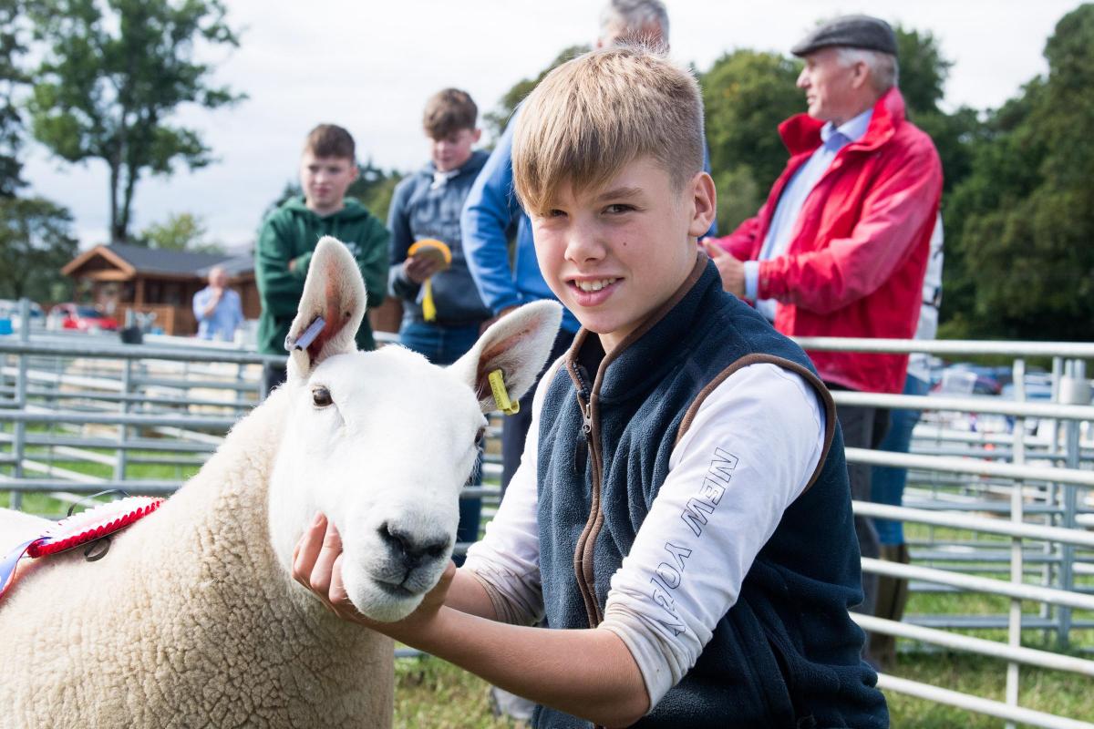 Overall young handler was James Cowan(11) Ref:RH100922193  Rob Haining / The Scottish Farmer...