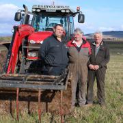 The Hynd team – Asty, Donald and Malcolm