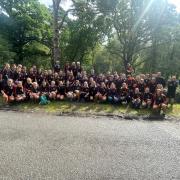 This team of 66 past and present members took on Ben Lomond at the weekend to raise money for charity