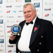 Life time achievement award went to Ken Fletcher  Ref:RH261023121  Rob Haining / The Scottish Farmer...