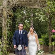 Gayle Meikle of Carlisle Road, Blackwood, and Mark Guthrie of West Mosside Farm, Kilmarnock, recently tied the knot at Kirkmuirhill Parish Church. The celebration continued with a reception at Western House Hotel in Ayr