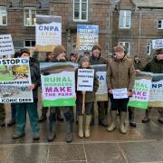 Farmers and land managers expressed concern about the green agenda and the Cairngorms National Park at Ballater recently