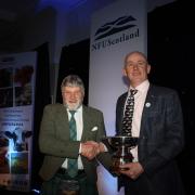 Gregor Christie collected the Miskelly Award on behalf of his brother, Rory
