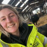 Emma Sloan is an assistant herd manger at a dairy in Annan