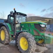 Topping the sale at £29,000 was this John Deere 6140 tractor