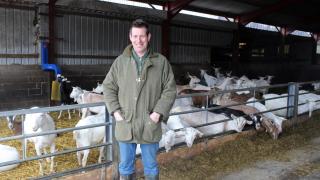 Gary Yeomans runs a herd of 1000 milking goats