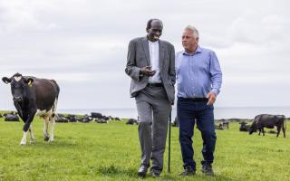 Research by Raphael Mrode and Mike Coffey has helped farmers in both Scotland and East Africa