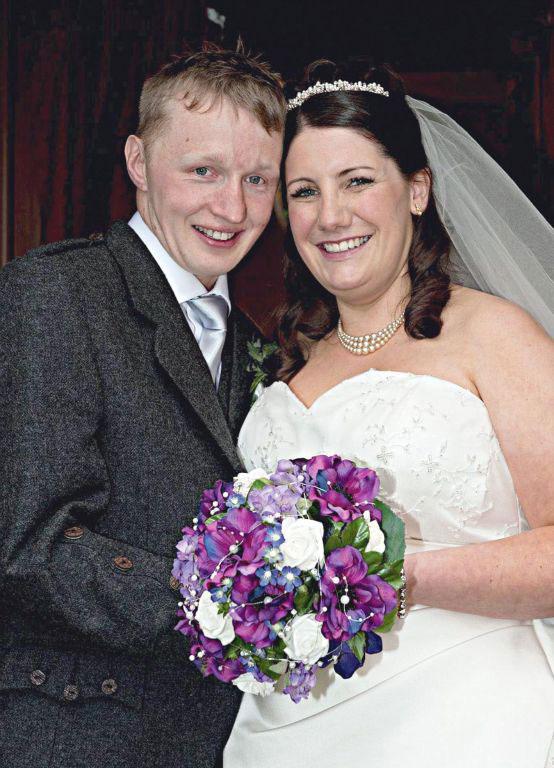 Stewart Kennedy, Borlick Farm, Aberfeldy, and Laura Milne, Broughty Ferry, were married recently.