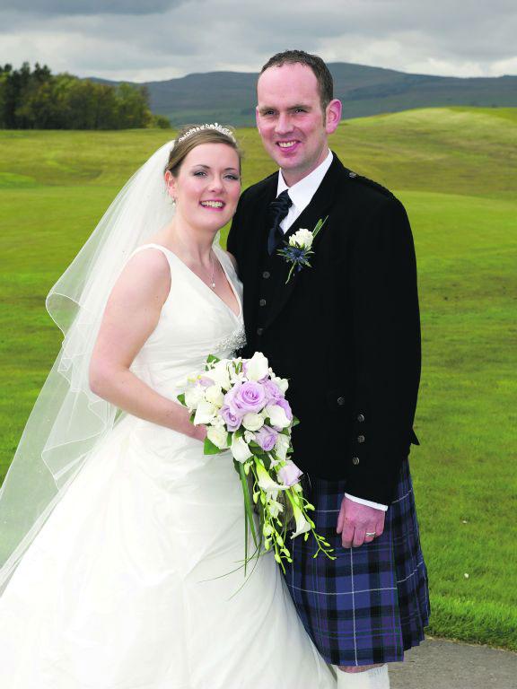 Susan McCornick, of Gair Farm, Carluke, and Andrew Lawrie, of Grangehall Farm, Lanark, were married recently at Kirkton Church, Carluke. Photo: GH Stark Photography, Forth.