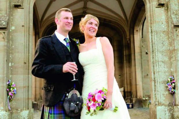 Joanne Rae Wester Smithstone Cottage, Mauchline, married Alistair Motion, Raws, Strathaven, at St Columba Church, Ayr.