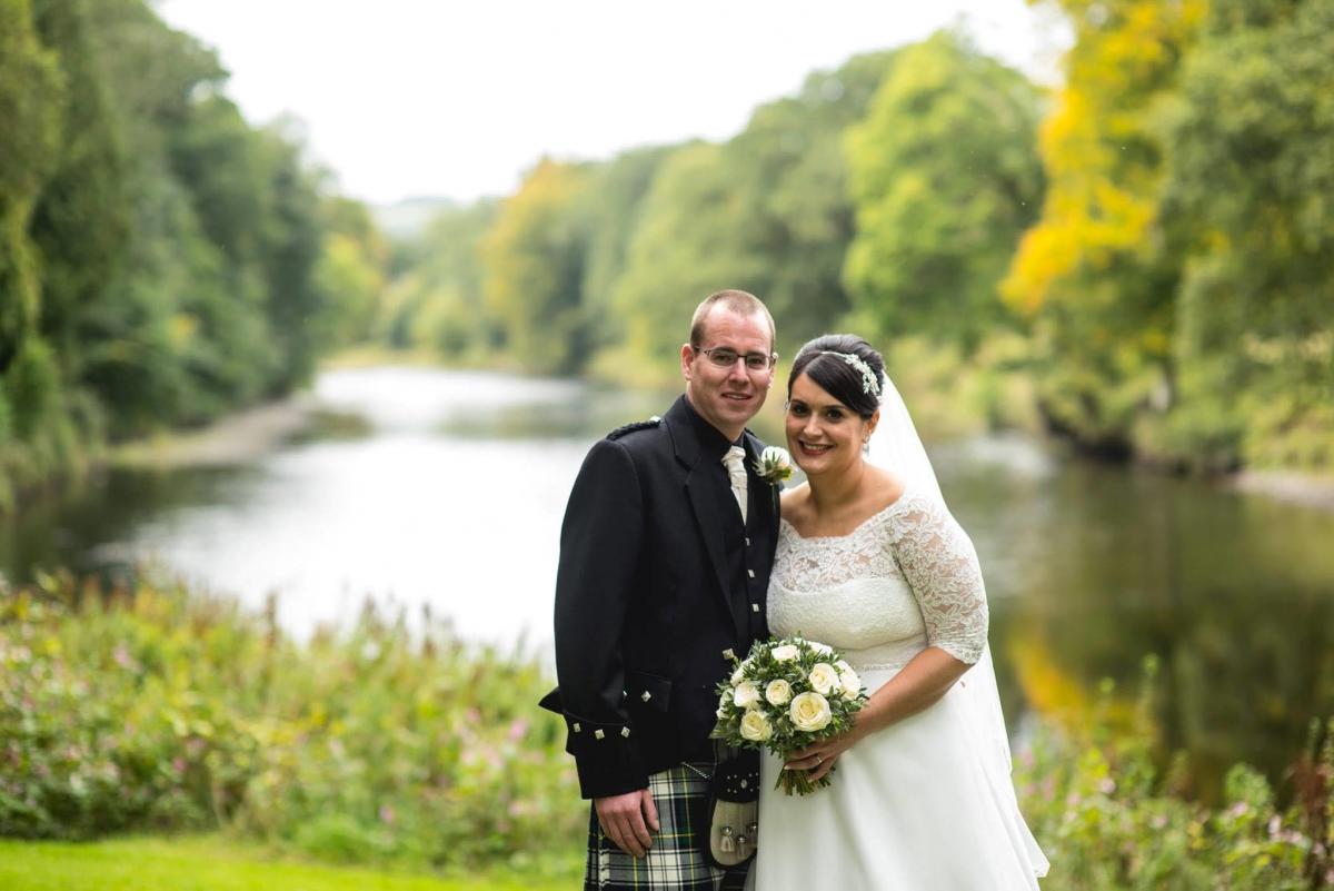 Sara McMorran, of Twynhol, married Lyle Eccles, from Kirkcudbright, at Friars Carse Country House Hotel, Dumfries