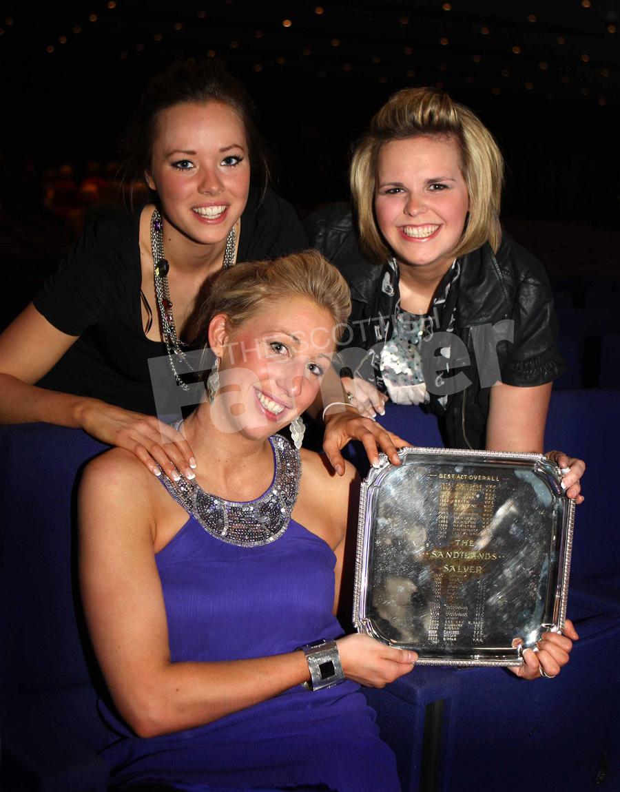 Best act was won by the 'Pussycat Dolls' from SSS's performance of Cool for Cats, clockwise from left, Bryony Muir, Joanna Findlay and Katreen Millar.