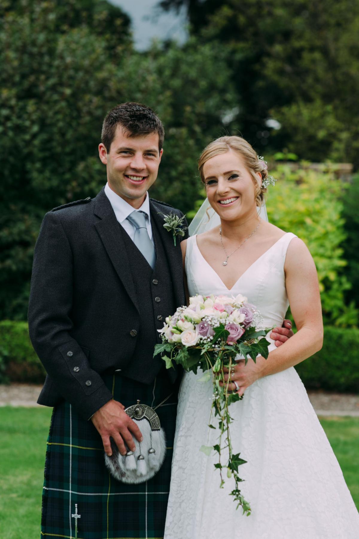 Lynn Paterson, Golland Farm, Kinross, and Matthew Jack, Carriston Farm, Fife, were married at Golland Farm, Kinross. Photo: Eilidh Robertson Photography
