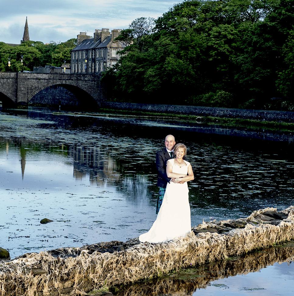 Iain Miller, Buckies Farm, Thurso, and Elaine Gray, Gilvoan, Wick, Caithness, were married at the Norseman Hotel, Wick
Photo: Keith Wiseman 