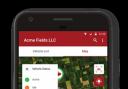Once in to the Case IH connect system, users can keep track of their machine fleet from their mobile phone