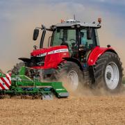 Massey Ferguson's top of the range 7719 S showing its versatility with front and rear implements