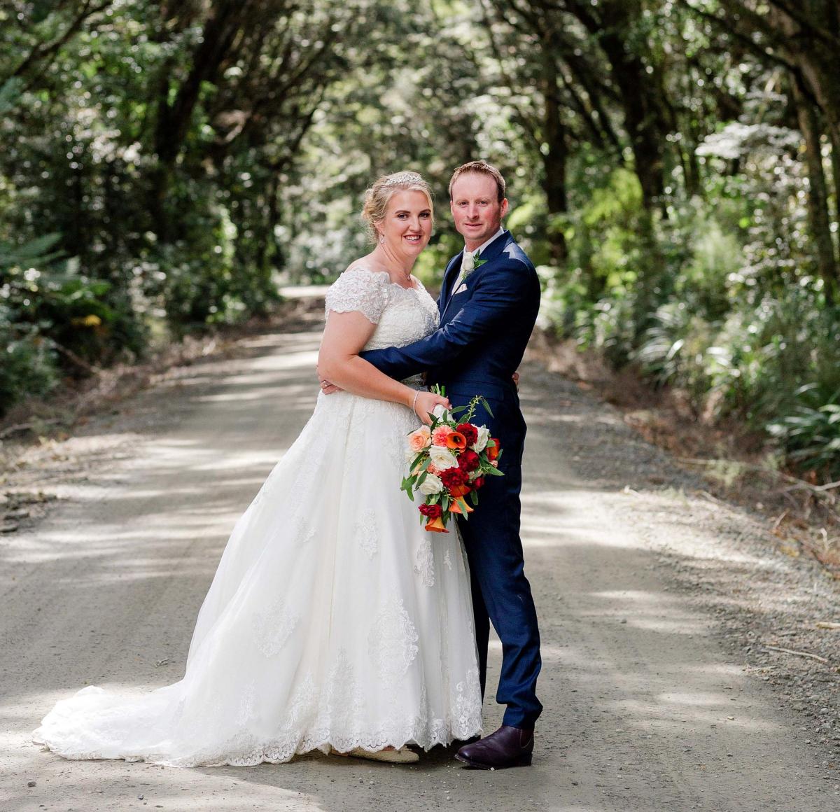 Ann Linton, Lanark, and Scott Henderson, of New Zealand were married at River Ridge Retreat, New Zealand

Photo: Heidi Horton Photography