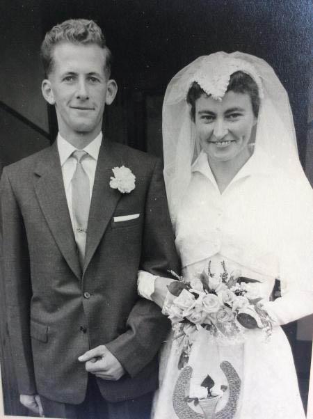 Roy (Thomas Robert) and Lyn (Madelyn Jones) Spence of Nether Springfield, Auldgirth, Dumfries, celebrate their 60th wedding anniversary on September 19. They married  in 1959 at Dunscore Parish Church. Their family, Roger, Janet and Tom, along with partne