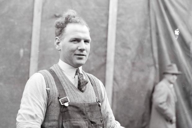 Bert Ruff pictured at the Perth Bull Sales in February 1953