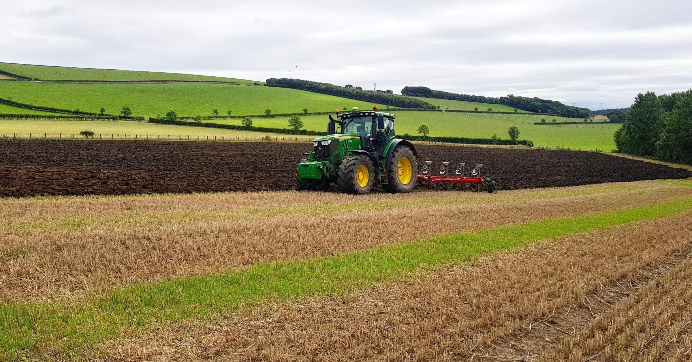Another part of the business is undertaking ploughing jobs 
