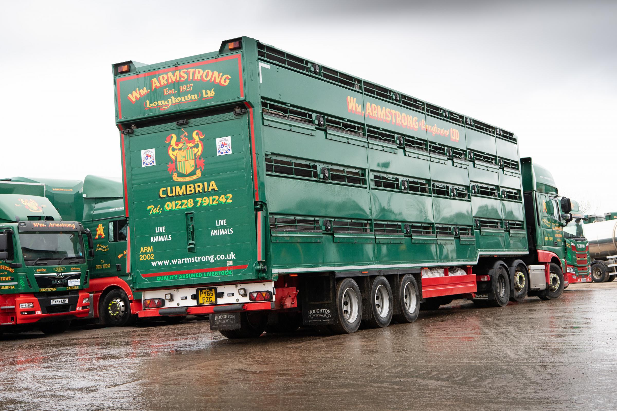 Vehicles operate locally throughout the UK, transporting up to two million animals a year. Armstrong vehicles can be found at all Scottish markets throughout the year Ref:RH200321111 Rob Haining / The Scottish Farmer...