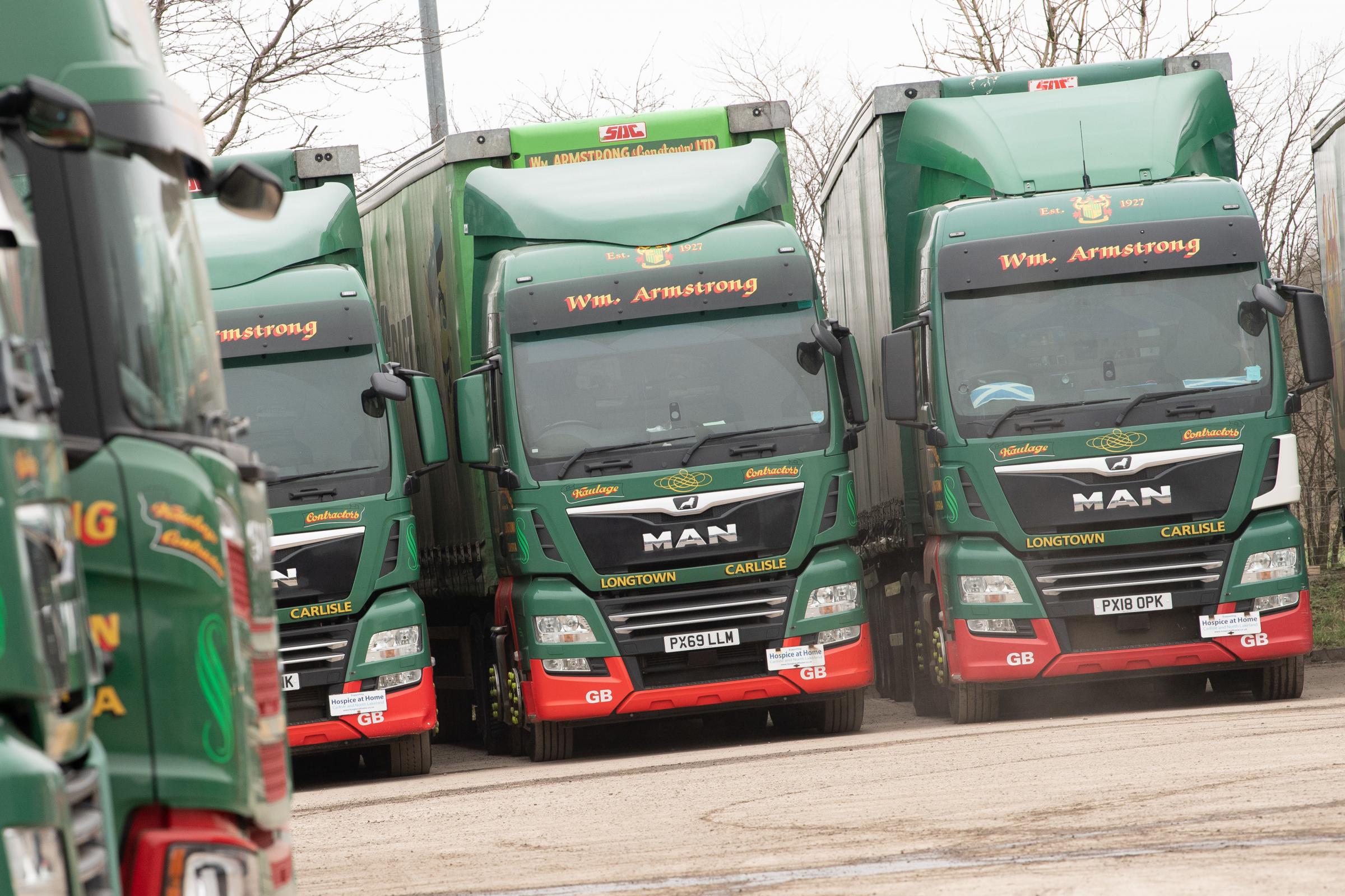 Wm Armstrong of Longtown provides quality Haulage Services to a wide range of industries Ref:RH20032193 Rob Haining / The Scottish Farmer...