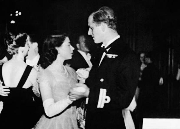 The Scottish Farmer: Princess Elizabeth dancing with her fiance, Lieutenant Philip Mountbatten (PA)