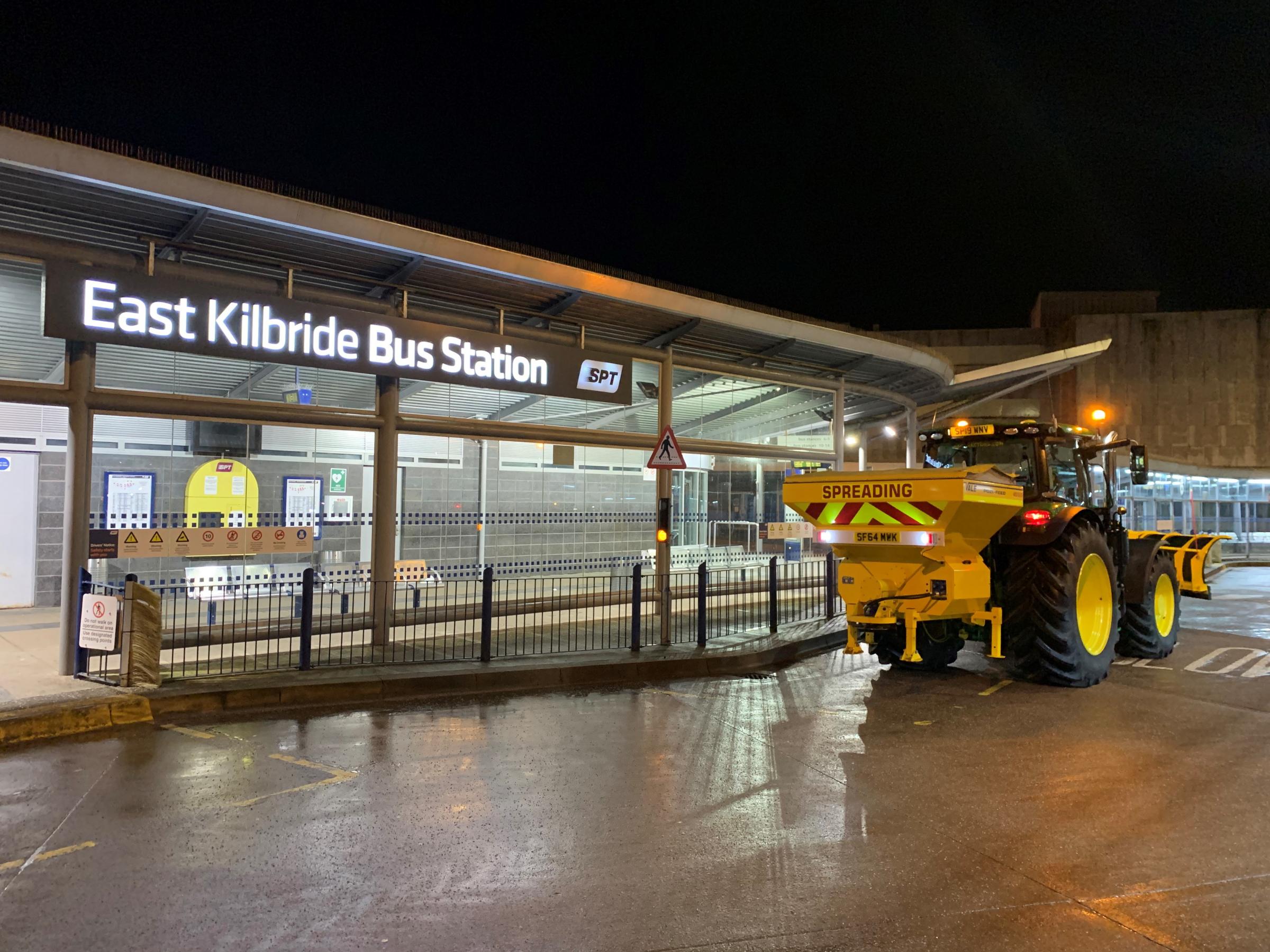Keeping the business busy in the winter months is gritting contracts 