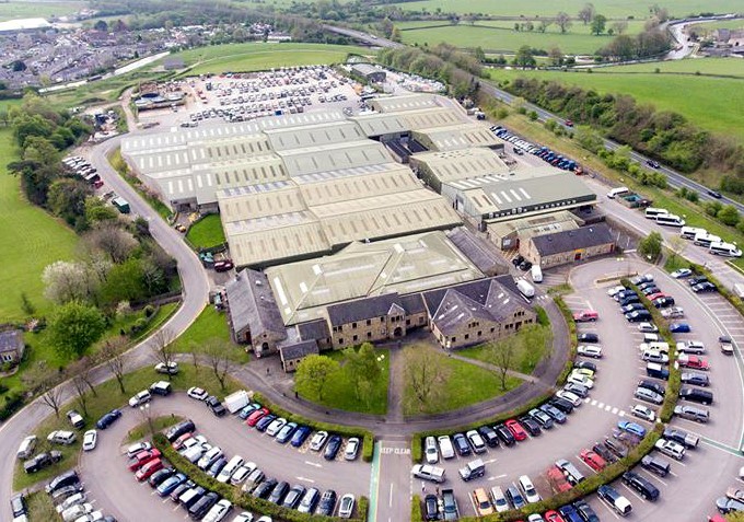 An aerial view of CCMs Skipton Auction Mart which has just undergone a substantial investment