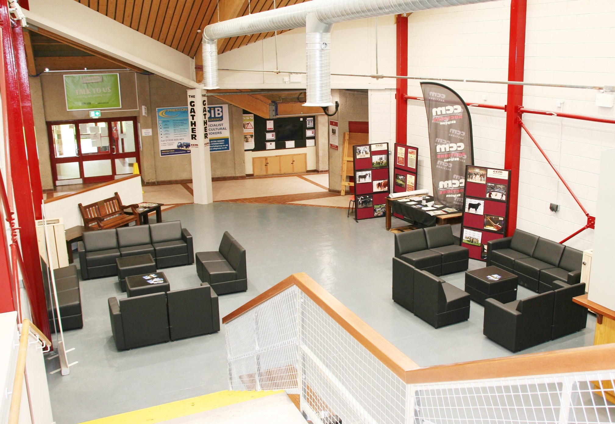 The Gather is intended as an informal meeting area for farmers attending Skipton mart