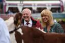 Sara Cox with dad, Len at this year's Royal Welsh Show
