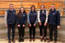 Five new members have staff have been taken on at Lawrie and Symington's Lanark Auction Mart