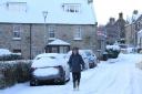 Tain, in the Highlands, has been heavily hit by snow