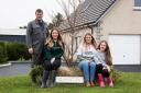 John Gibb with daughters Elisa, Sophia and Charlotte  Ref:RH120124145  Rob Haining / The Scottish Farmer...