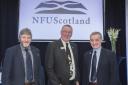NFU Scotland's top team, in a picture taken when they were still allowed in the same room together