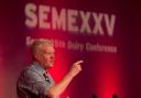 JANUARY'S annual Semex conference in Glasgow has often set the tone for the year ahead in the dairy sector, featuring top technical experts and a hefty dose of politics. Pictured here, David Handley of Farmers For Action at a past event