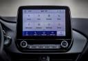 The easy to use touch screen on the dash has an speedy phone hook up